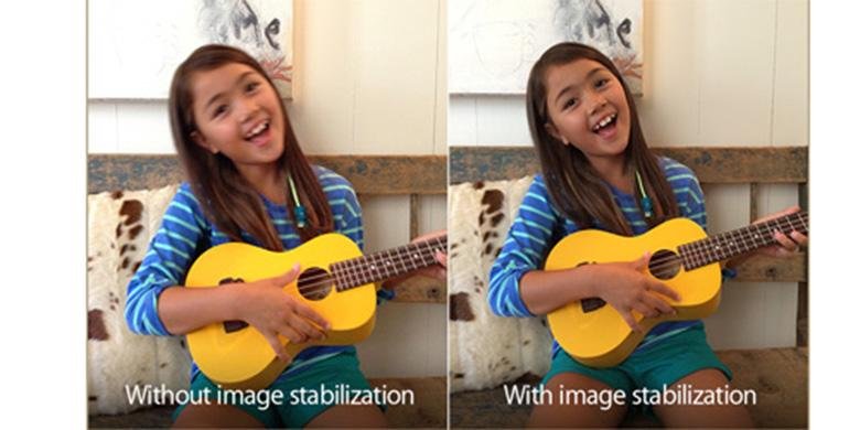 kamera iPhone 5s image stabilization