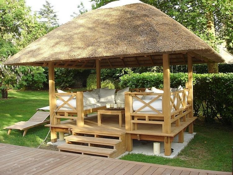 manfaat kayu jati untuk gazebo