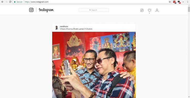 cara upload foto di instagram tanpa software
