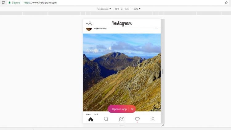 cara upload foto di instagram tanpa software di google chrome