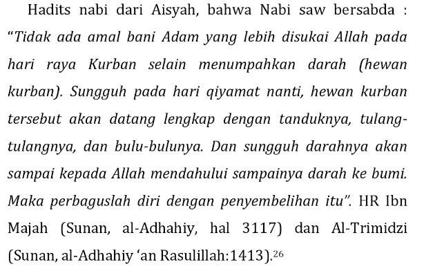 hadis tentang qurban