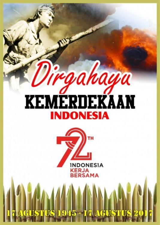 poster hari kemerdekaan indonesia