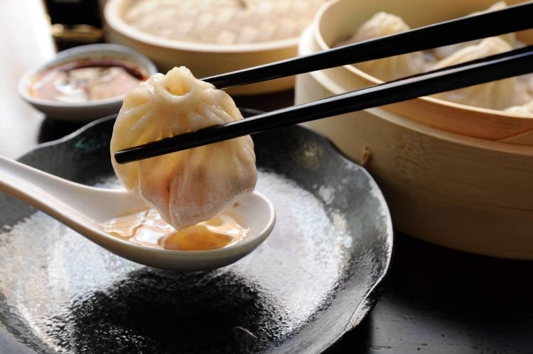 makanan enak dim sum - china