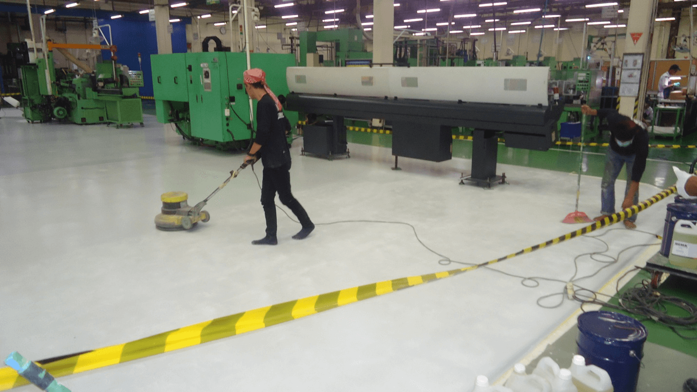 Jasa Epoxy Lantai marmer rumah cat 3d 
