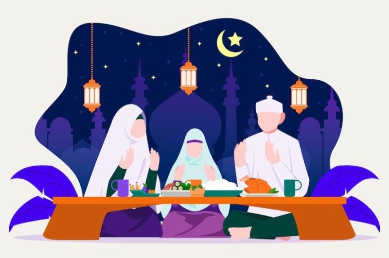 doa buka puasa ramadhan besama keluarga